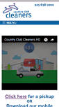 Mobile Screenshot of countryclubcleaners.com